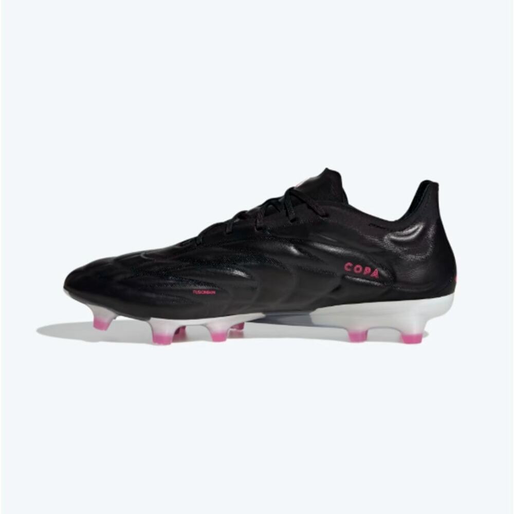 Adidas Unisex Core Black Pink 2 Copa Pure.1 Firm Ground Boots Size M 9.5 W 10.5 - Picture 2 of 12